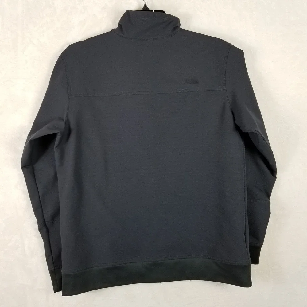 The North Face Mens Apex Bionic‎ Softshell Jacket Gray Full Zip Size L Large